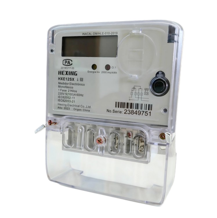 MEDIDOR ELECTRONICO MONOFASICO HEXING - HXE12SX