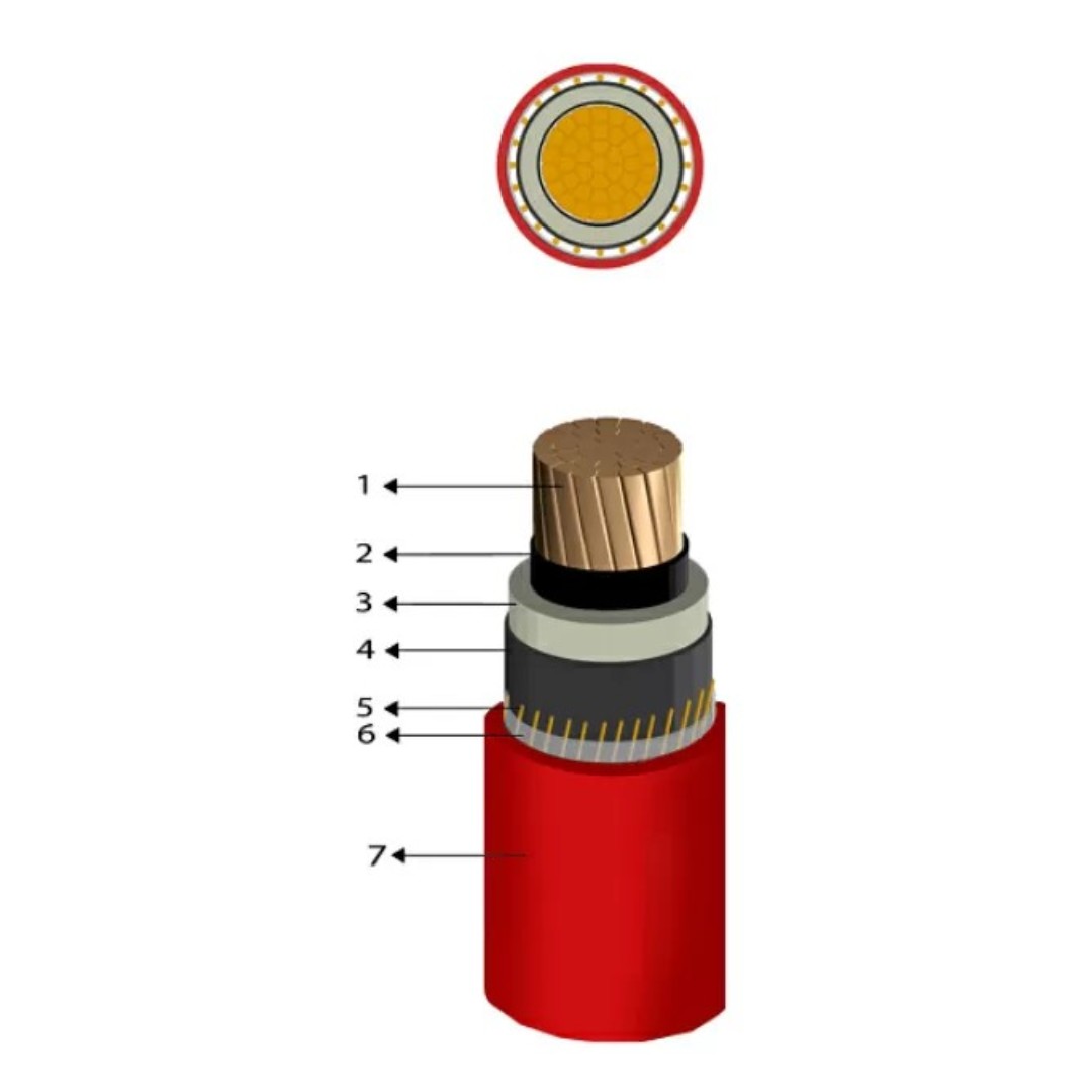 CABLE MEDIA TENSION N2XSY 8.7/15 KV - 35MM2